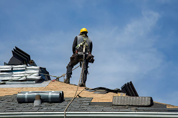 Professional Roof Installation technician working in Rhoadesville, VA